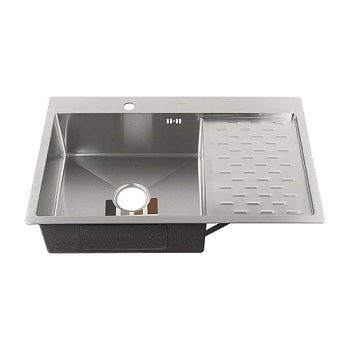Мойка кухонная врезная прям. FABIA PROFI 63503 630*500 мм ЛЕВАЯ 0,8 мм. гл. 200 мм. сифон + корзина Мойка кухонная врезная прям. FABIA PROFI 63503 630*500 мм ЛЕВАЯ 0,8 мм. гл. 200 мм. сифон + корзина