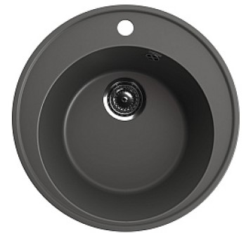 Мойка кухонная Ulgran Quartz Nora 485-09, цвет-асфальт (485*485*200) 36082