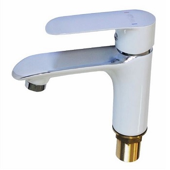 Смеситель для умывальника GFmark 5230 Белая эмаль