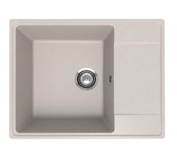 Мойка кухонная Ulgran Quartz Prima 605-10,цвет-песок (605х485х200) 36759