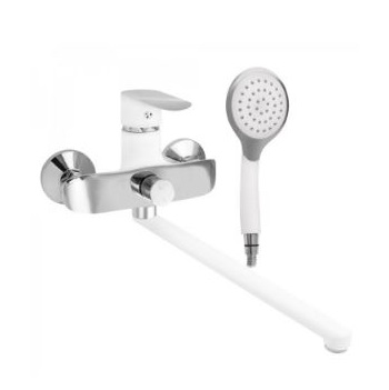 Смеситель для ванны GFmark 5270 Белый/хром