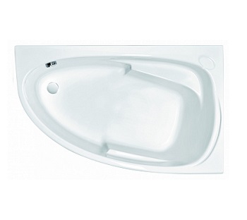 Ванна акриловая CERSANIT Joanna 160*95R (асимметричная,правая,ультра белый,каркас,панель)