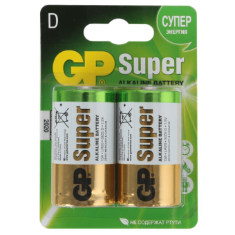 Батарейки для газ.колонки GP LR20 8576