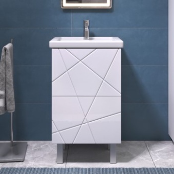 Тумба VIGO Geometry 50 (цвет белый,умывальник фостер 50)