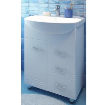 Тумба EVA GOLD Волна 60 (умывальник эрика 60)