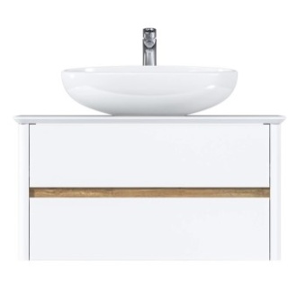 Тумба 1MARKA Monro White 80 (подвесная+столешница)