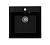 Мойка кухонная Ulgran Quartz Forte 505-07,цвет-уголь ( 505х505х200 мм) 36053